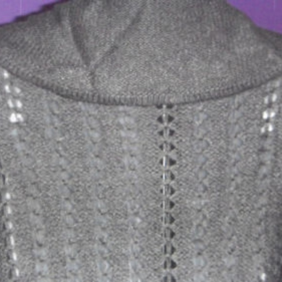 Kirra Pointelle Open Weave Cocoon Cardigan S NEW - Picture 2 of 4